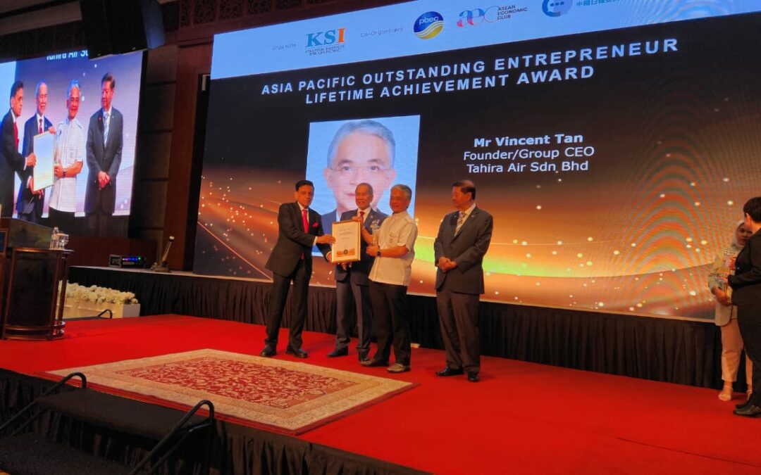 Tahira Group’s CEO, Vincent Tan, honored with the prestigious Asia Pacific Outstanding Entrepreneur Lifetime Achievement Award